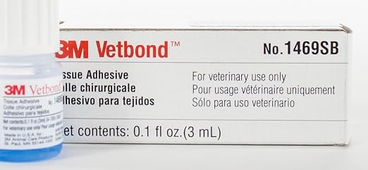 3M Vetbond Tissue Adhesive 0.1 oz – Fast-Acting Veterinary Wound Glue