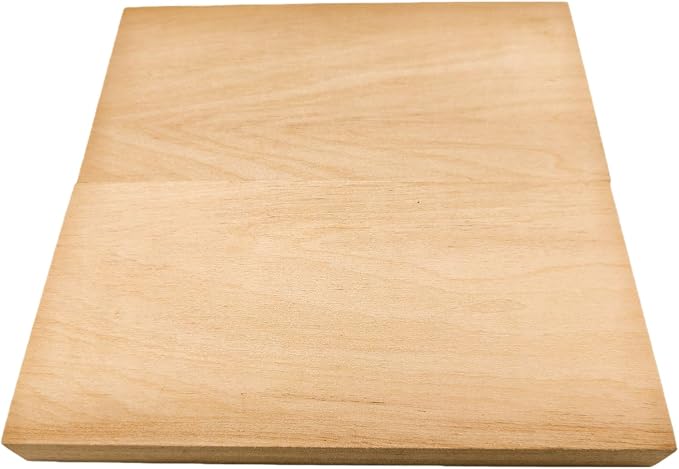 2PCS Unfinished Basswood Blocks