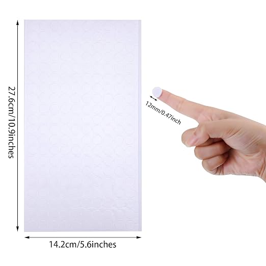 Outus 2400 Pieces Foam Dots Dual-Adhesive 3D Foam Tapes Pop Dots Adhesive Mount