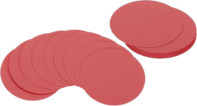 PATIKIL 5inch Circle Card Stock