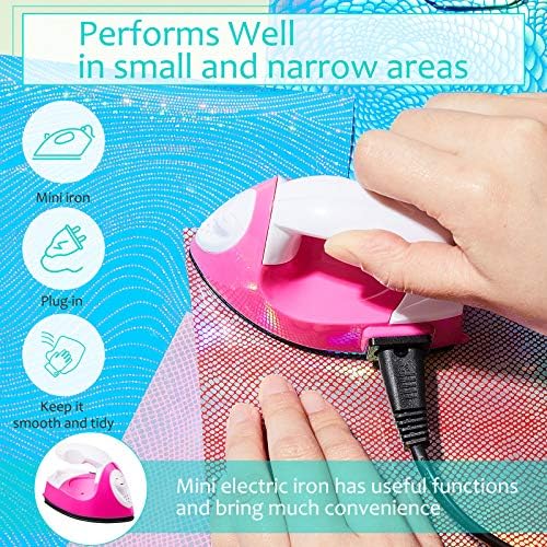 Honoson Mini Craft Iron Mini Heat Press Small Iron 3.93 x 2.36 x 2.76 in