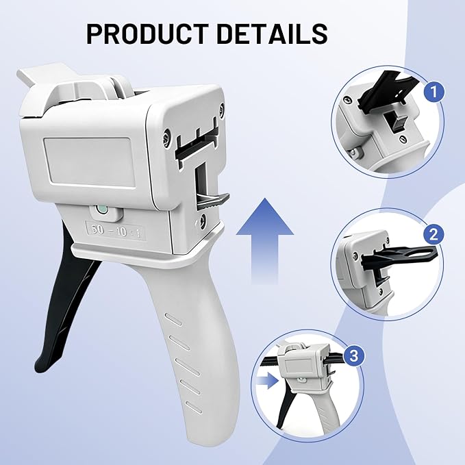 50ml Epoxy Gun Dispenser, Manual AB Glue Gun & Dual Cartridge Applicator