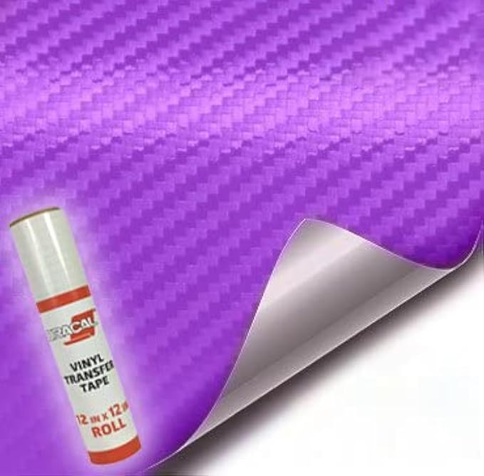 VViViD Craft 3D Carbon Fibre Textured Vinyl Sheet 1ft x 5ft