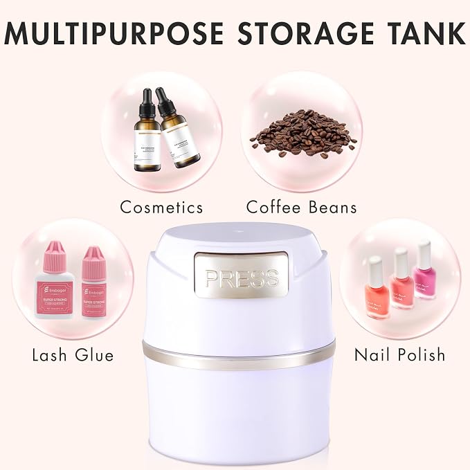Eyelash Glue Storage Container Tank