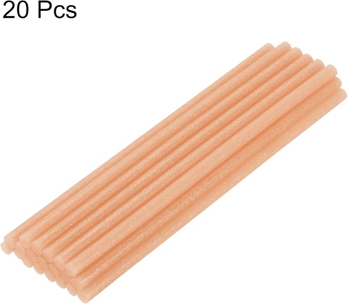 uxcell 20pcs Hot Glue Sticks for Glue Gun 7mm/0.27-inch x 8-inch Mini Hot Melt