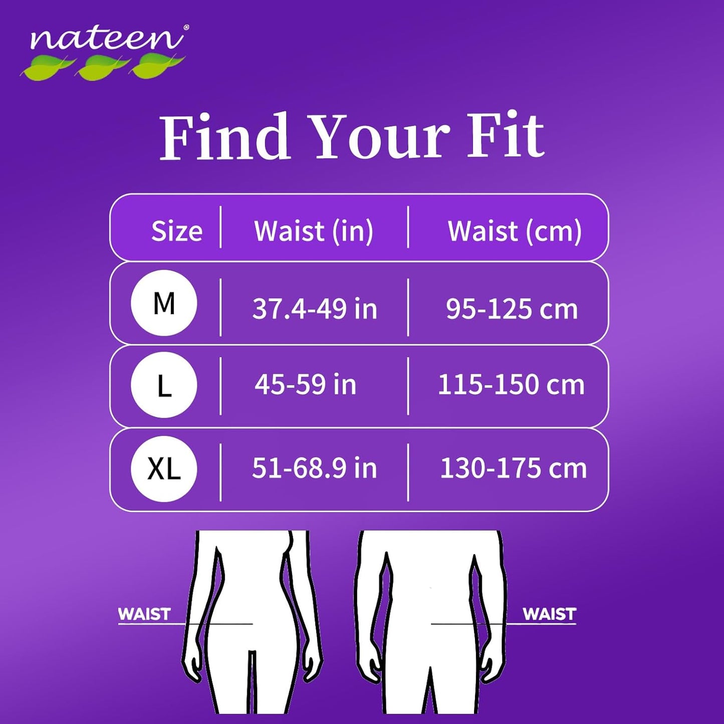 Nateen Combi Ultra Adult Diapers with Tabs for Women and Men, Ultimate Absorbency Protective Incontinence Briefs, Heavy Duty, Leakproof and Skin-Friendly Incontinence Underwear.Extra-Large, 40Count