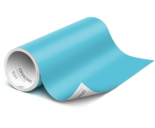 ORACAL 631 Matte Geyser Blue Vinyl Durable Roll Easy to Weed Permanent Adhesive