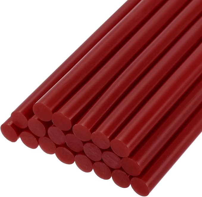 uxcell 20pcs Hot Glue Sticks for Glue Gun 7mm/0.27-inch x 4-inch Mini Hot Melt