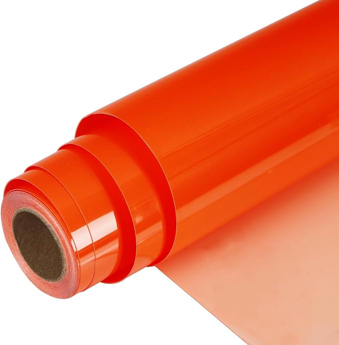 guangyintong Orange Puff Heat Transfer Vinyl HTV Rolls