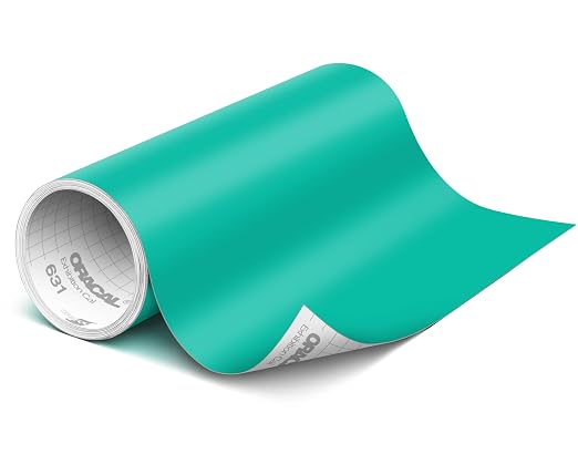 ORACAL 631 Matte Turquoise Vinyl Durable Roll Easy to Weed Permanent Adhesive