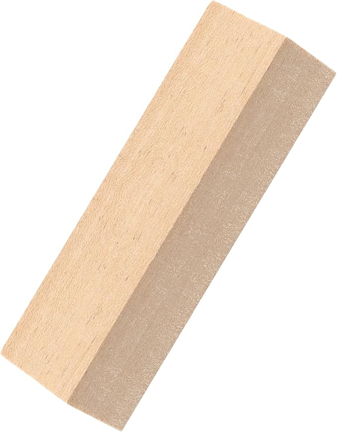 HAKZEON 30 Pack 4 x 1 x 1 Inch Basswood Carving Blocks, Unfinished Wooden Cubes