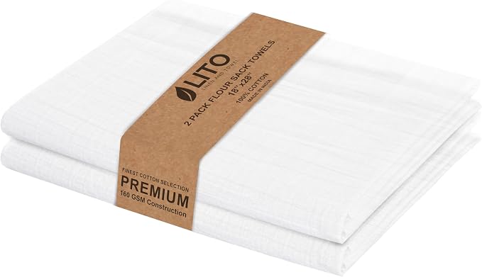 LITO LINEN AND TOWEL Flour Sack Towels