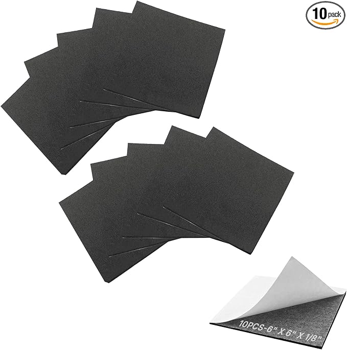 Storystore 10 Pcs 1/8" Thick Foam Padding Sheets