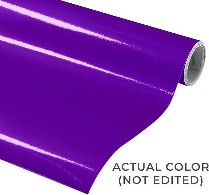 VViViD Purple Gloss DECO65 Permanent Adhesive Craft Vinyl