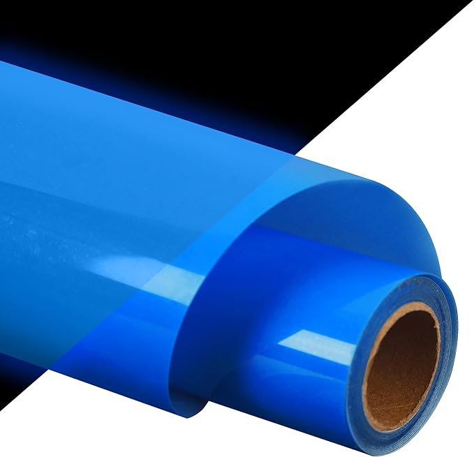 guangyintong Glow in The Dark Heat Transfer Vinyl Rolls, PU Elastic HTV Vinyl