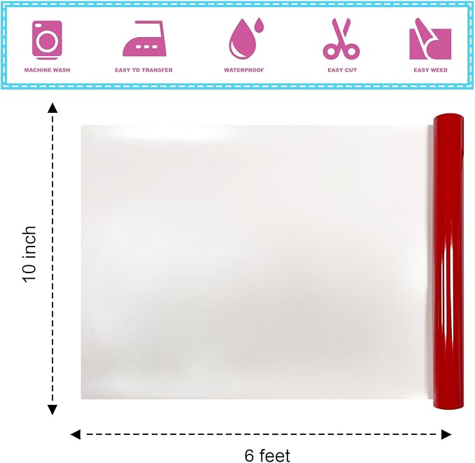 Red Puff 3D Heat Transfer Vinyl, and DIY Crafts