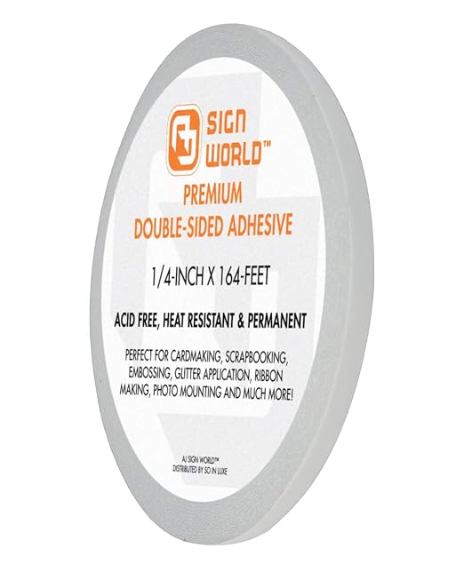 Best 1/4" Ultra-Thin Permanent Double-Sided Tape