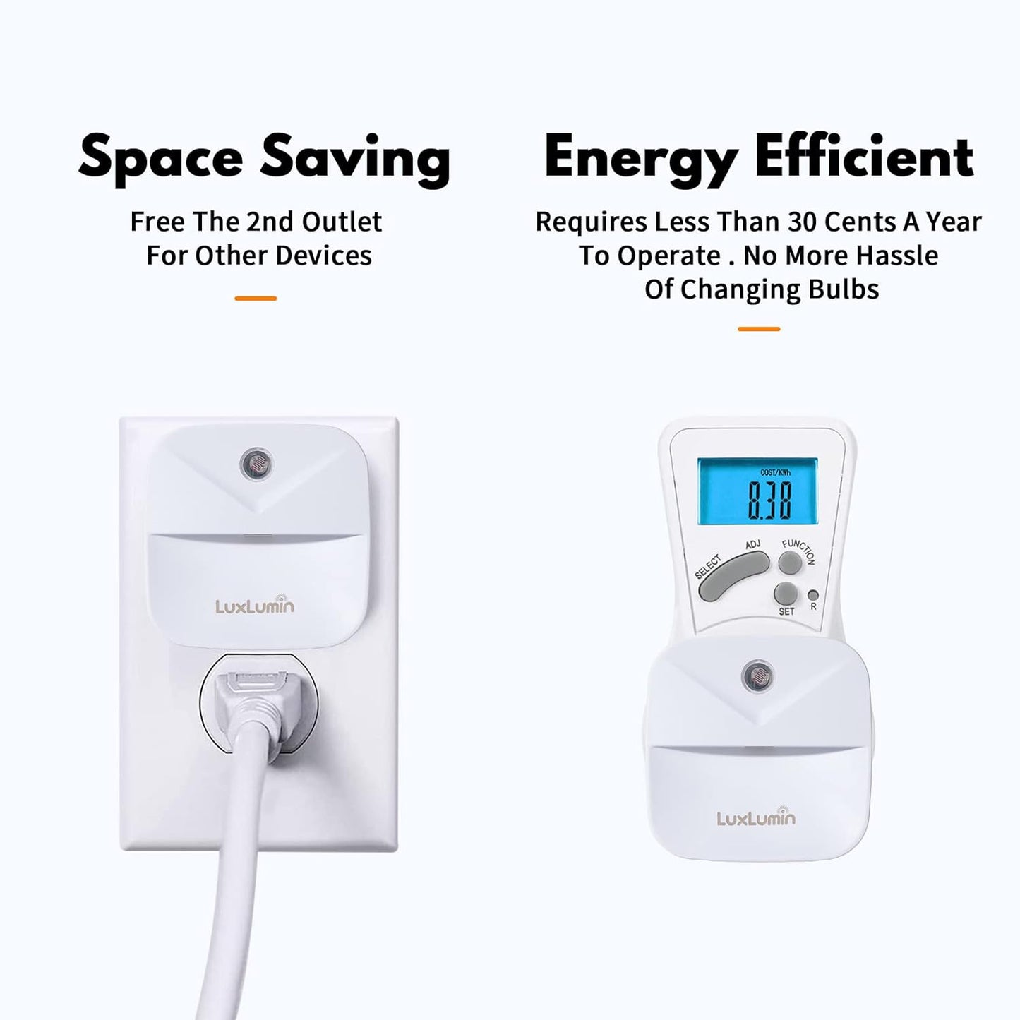 LED Night Lights Plug into Wall with Smart Dusk-to-Dawn Sensor, Automatically Turn on and Off,Night Light for Kids,Bedroom,Bathroom,Stairs,White, 4 Packs
