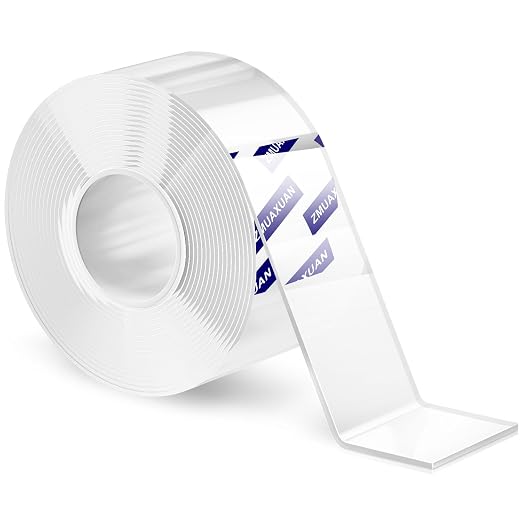ZMUAXUAN Strong Nano Double Sided Tape Heavy Duty Mounting, Reusable Thick Gel