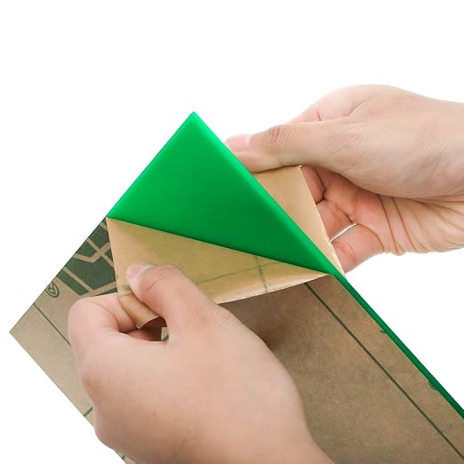 10 Pack Colored Acrylic Sheets, 8 x 8 Inch Sheet 1/8 Thick, Cast Acrylic Sheet