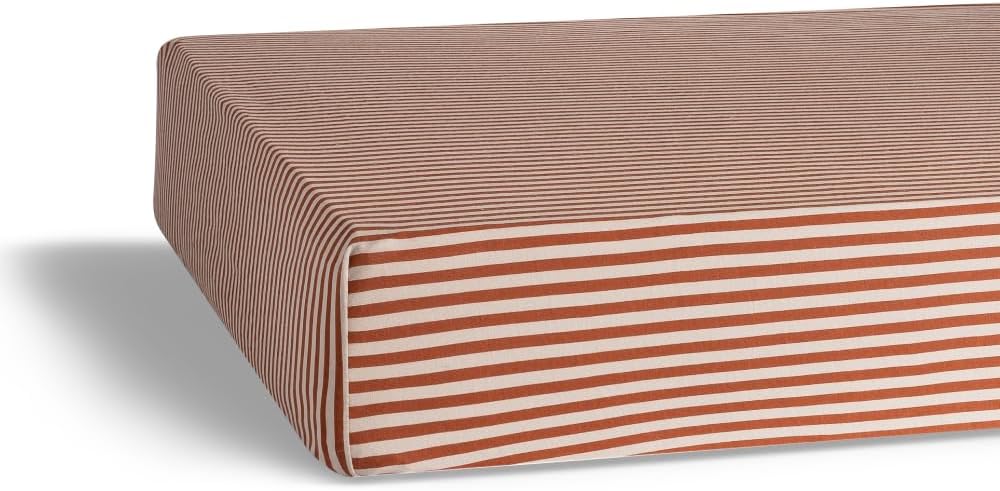 Parker Baby Soft & Durable Fitted Baby Crib Sheets | Snug Fit for Standard Crib Mattresses | Machine Washable, Fade-Resistant & Modern Nursery Designs