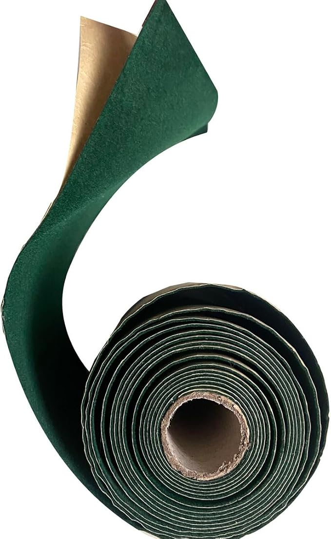Adhesive Green Velvet Felt Fabric Liner Felt Drawer Liner Wallpaper