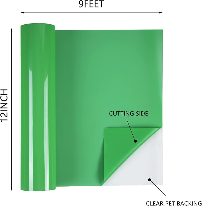 HTVVETUR HTV Vinyl Rolls Heat Transfer Vinyl