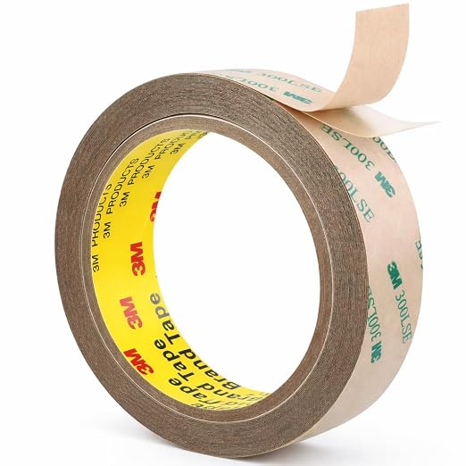 3M Double Sided Tape 300LSE 1.0" x 36Ft Clear, 1 Pack | Heavy Duty Adhesive Tape