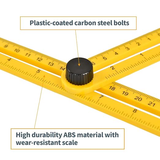 POWERTEC Multi Angle Measuring Ruler