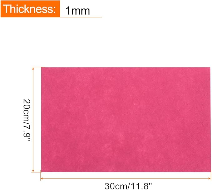 MECCANIXITY Adhesive Felt Sheets, Felt Fabric Crafts Back Adhesive Felt Sheets
