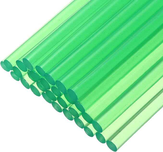 uxcell 30pcs 7mm x 100mm Mini Hot Glue Sticks