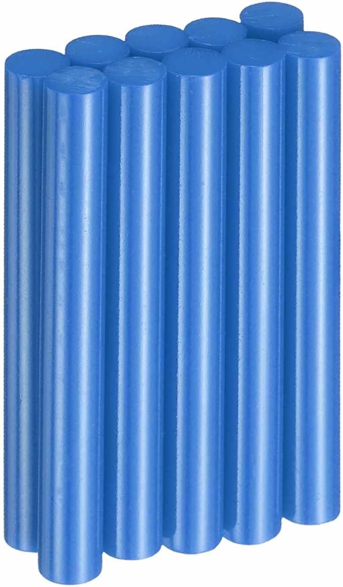 HARFINGTON 10pcs Hot Glue Sticks 0.43" Dia x 3.94" Long EVA Mini Hot Melt