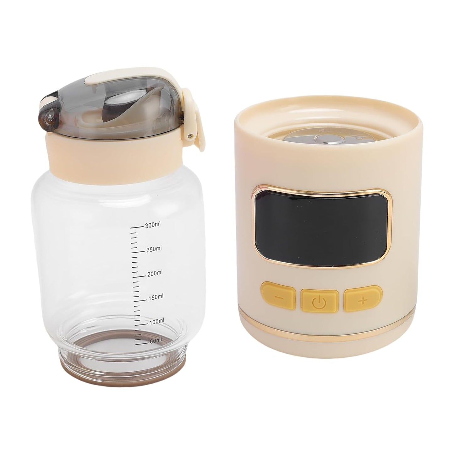 Portable Bottle Warmer Adjustable Temperature Rechargeable Cordless Baby Milk Warmer for Travel Outdoor