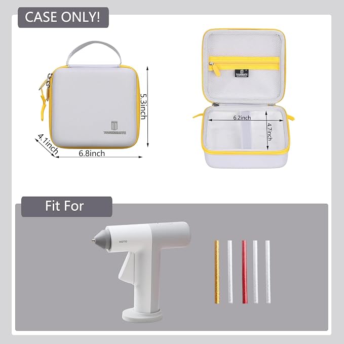 Tourmate Hard Case Compatible HOTO Cordless Hot Glue Gun/HOTO Easyflow Gun