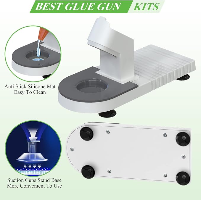 MONVICT Mini Glue Gun Stand Holder Base