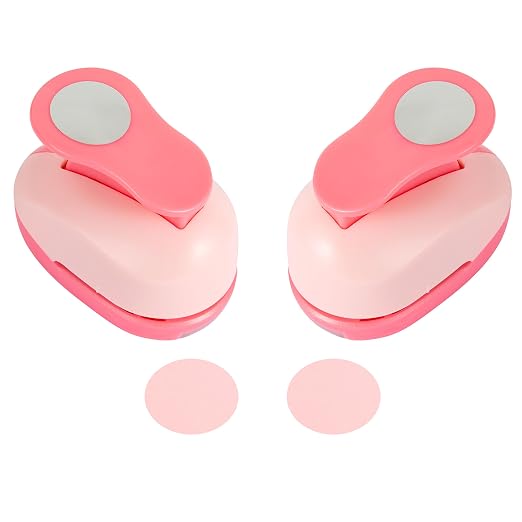 QIQQIKIN Circle Paper Punch, 1 Inch, Hole Puncher, Craft Tool