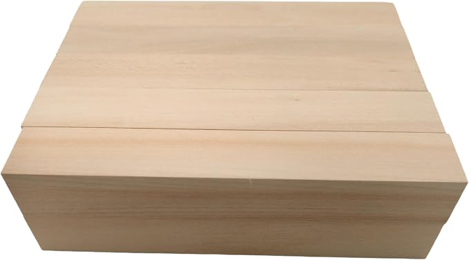 10PCS Basswood Carving Blocks, Whittling Wood Carving Kit, Unfinished Wooden
