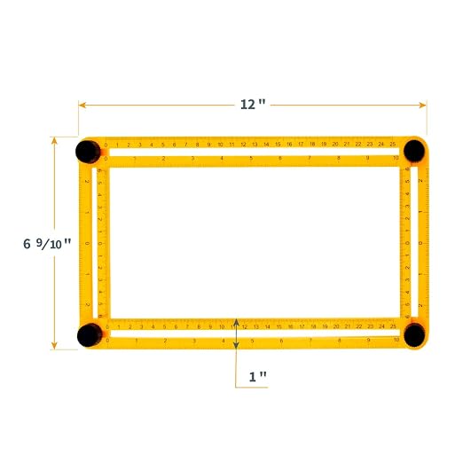 POWERTEC Multi Angle Measuring Ruler