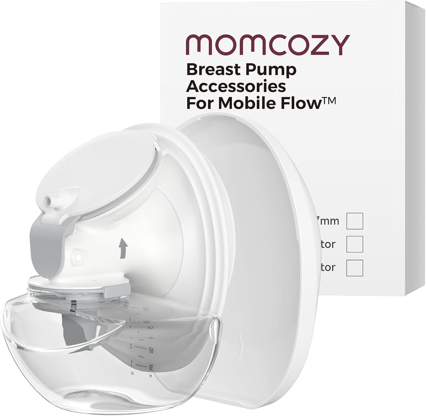 Momcozy Upgrade Original Replacement Accessories for Upgraded Mobile Flow | Upgraded M9,Original Upgraded M9 Breastfeeding Parts,Full Set Parts,1 Pack