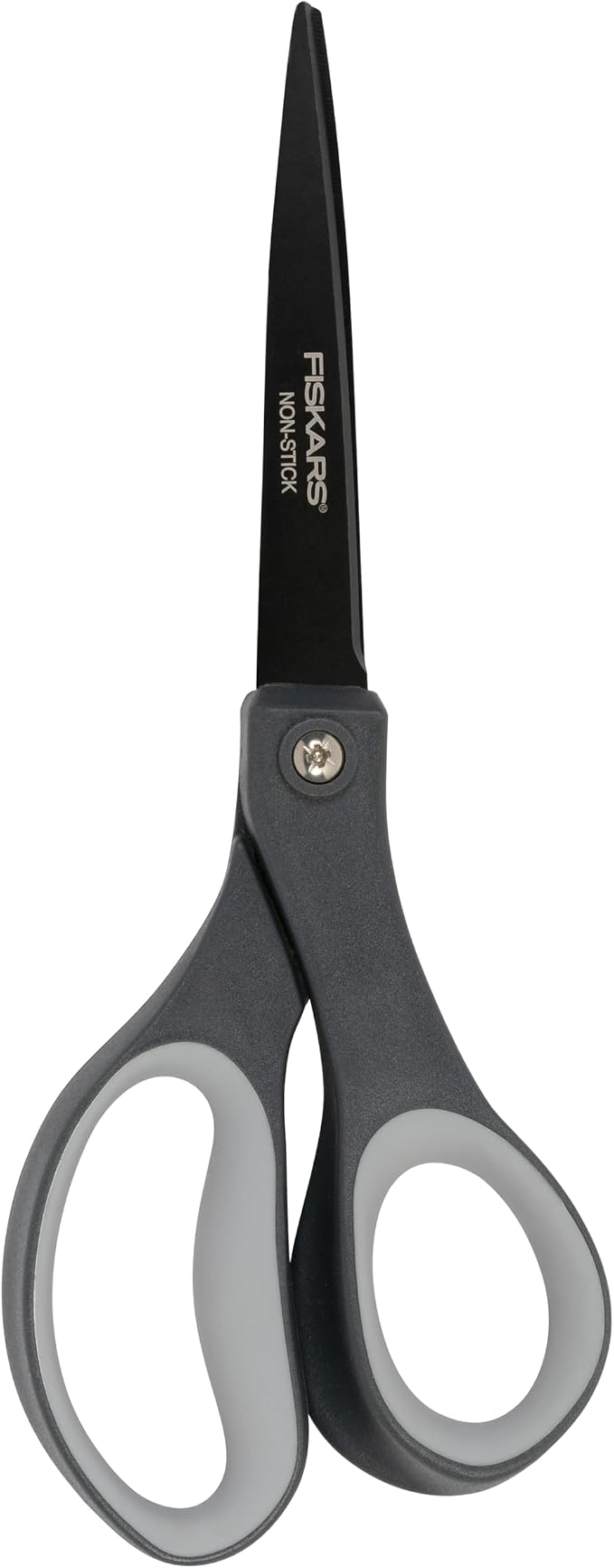 Fiskars 8" Non-Stick Titanium SoftGrip All Purpose Scissors
