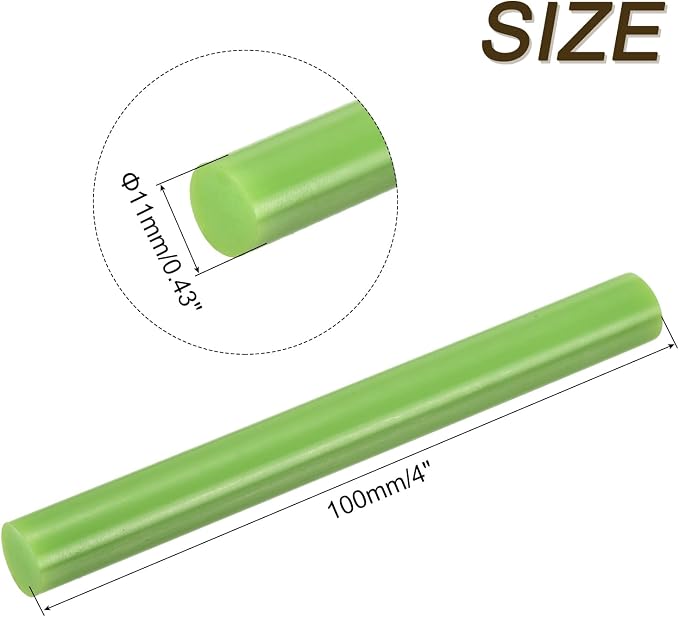 uxcell 12pcs Mini Hot Glue Sticks