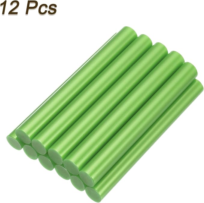 uxcell Mini Hot Glue Sticks for Glue Gun 11mm x 100mm Mint Green 12pcs