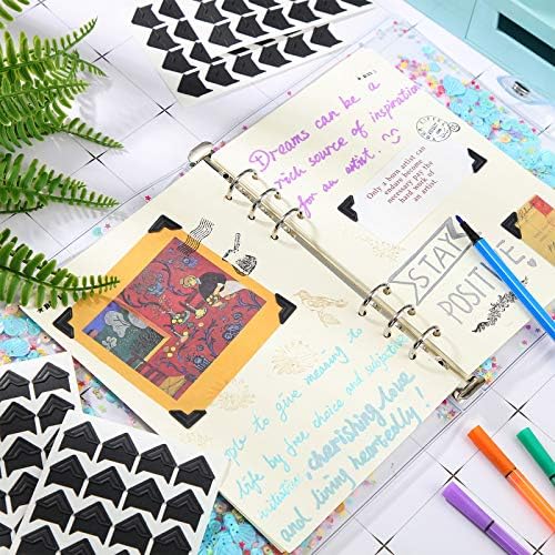 Pajean 720 Pieces Photo Corners Self Adhesive Photo Corners