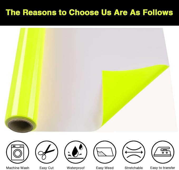 TORC Neon Yellow Puff HTV