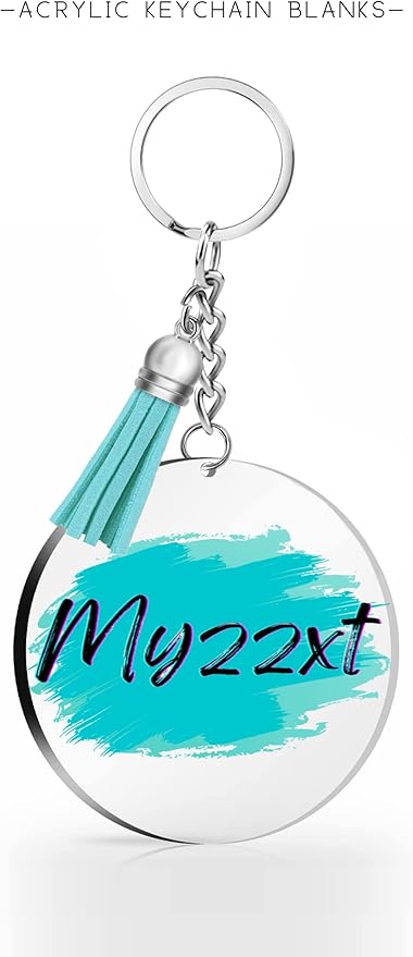251PCS Blank Keychains for Vinyl, Acrylic Blanks Bulk