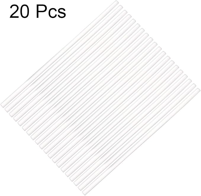 uxcell 20pcs Hot Glue Sticks for Glue Gun 7mm/0.28-inch x 10-inch Mini Hot Melt
