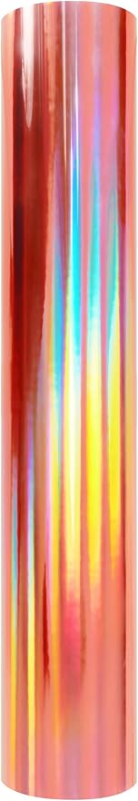 VViViD DECO65 Gloss Holographic Chrome Rose Gold Permanent Adhesive Craft Vinyl