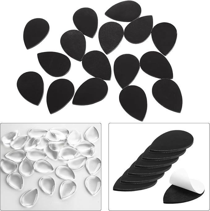 72 Pieces Round Craft Magnets Glass Ceramic Ferrite Magnet