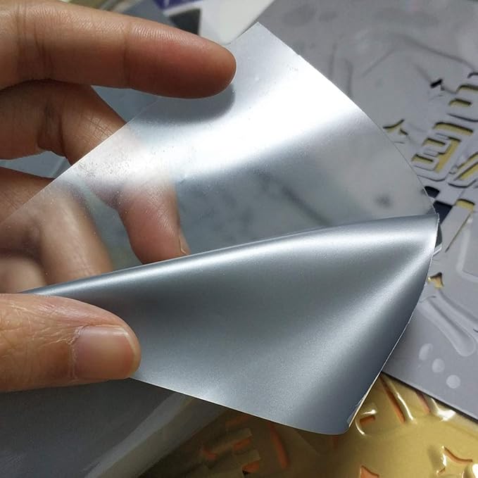 Guangyintong Silver Heat Transfer Vinyl HTV Rolls, Glossy Surface