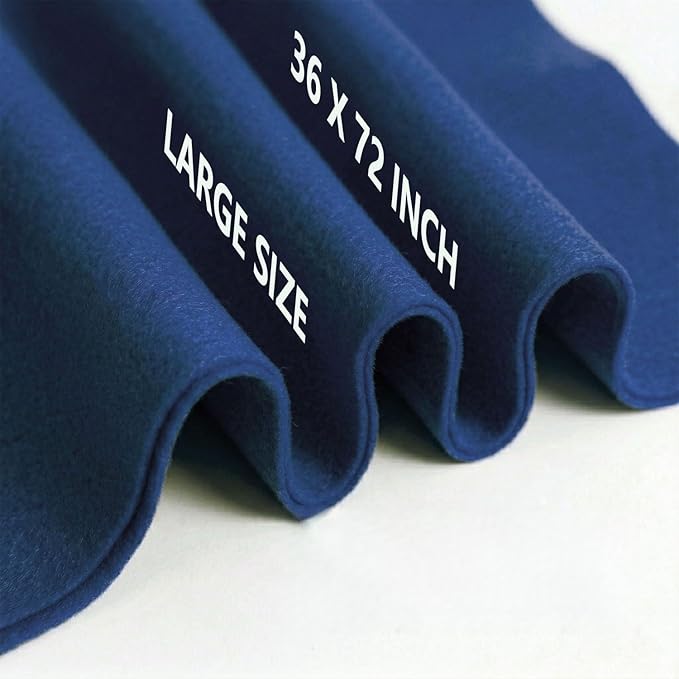 Navy Blue Felt Fabric 36" x 72" 1.6mm Thick Large Craft Sheet | Soft, Flexible